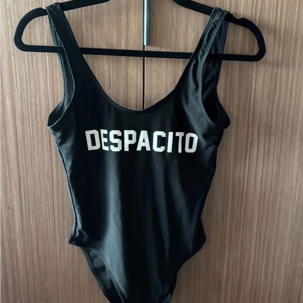 Black 'Despacito' Swimsuit - Small